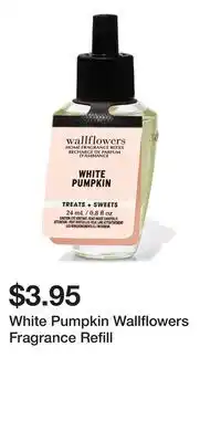 Bath & Body Works White Pumpkin Wallflowers Fragrance Refill offer