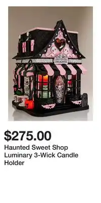 Bath & Body Works Haunted Sweet Shop Luminary 3-Wick Candle Holder offer