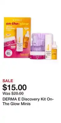 Ulta Beauty DERMA E Discovery Kit On-The Glow Minis offer