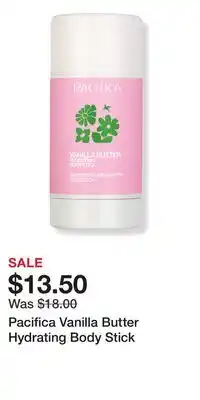 Ulta Beauty Pacifica Vanilla Butter Hydrating Body Stick offer