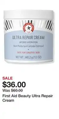 Ulta Beauty First Aid Beauty Ultra Repair Cream offer