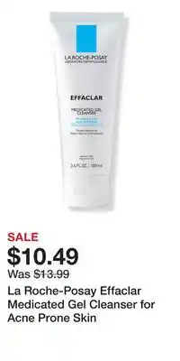 Ulta Beauty La Roche-Posay Effaclar Medicated Gel Cleanser for Acne Prone Skin offer