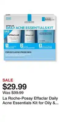 Ulta Beauty La Roche-Posay Effaclar Daily Acne Essentials Kit for Oily & Acne-Prone Skin offer
