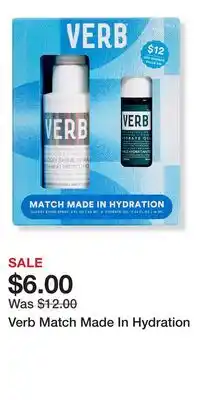 Ulta Beauty Verb Match Made In Hydration offer