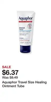 Ulta Beauty Aquaphor Travel Size Healing Ointment Tube offer