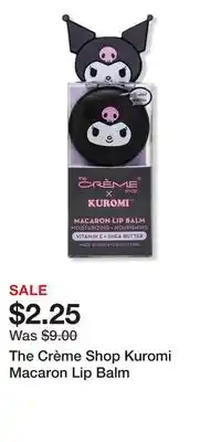 Ulta Beauty The Crème Shop Kuromi Macaron Lip Balm offer