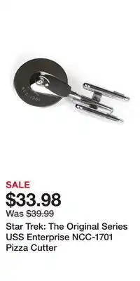 Game Stop Star Trek: The Original Series USS Enterprise NCC-1701 Pizza Cutter offer