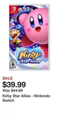 Game Stop Kirby Star Allies - Nintendo Switch offer