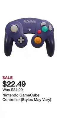 Game Stop Nintendo GameCube Controller (Styles May Vary) offer