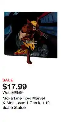Game Stop McFarlane Toys Marvel: X-Men Issue 1 Comic 1:10 Scale Statue offer