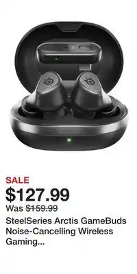 Game Stop SteelSeries Arctis GameBuds Noise-Cancelling Wireless Gaming Earbuds for Xbox Series X/S - Black offer