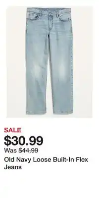 Old Navy Old Navy Loose Built-In Flex Jeans offer