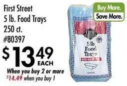 Smart & Final First street food trays offer