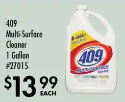 Smart & Final 409 multi-surface cleaner offer