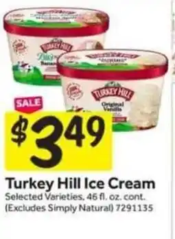 Stop&Shop Turkey hill ice cream offer