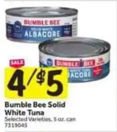 Stop&Shop Bumble bee solid white tuna offer