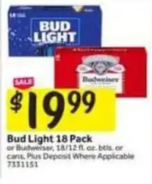 Stop&Shop Bud light offer