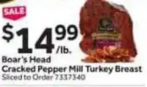 Stop&Shop Boar's head cracked pepper mill turkey breast offer