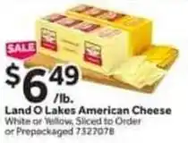 Stop&Shop Land o lakes american cheese offer