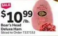 Stop&Shop Boar's head deluxe ham offer
