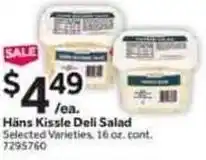 Stop&Shop Häns kissle deli salad offer