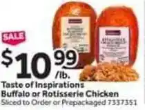 Stop&Shop Taste of inspirations buffalo or rotisserie chicken offer