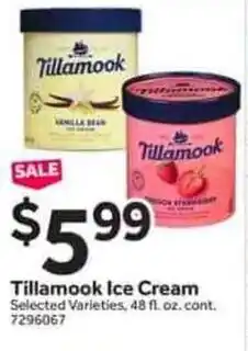 Stop&Shop Tillamook ice cream offer