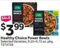 Stop&Shop Healthy choice power bowls offer