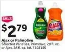Stop&Shop Ajax or palmolive offer