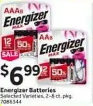 Stop&Shop Energizer batteries offer