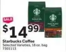 Stop&Shop Starbucks coffee offer