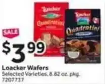 Stop&Shop Loacker wafers offer