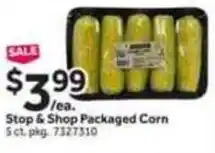 Stop&Shop Stop & shop packaged corn offer