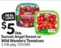 Stop&Shop Sunset angel sweet or wild wonders tomatoes offer