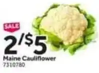 Stop&Shop Maine cauliflower offer