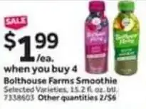 Stop&Shop Bolthouse farms smoothie offer