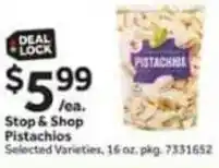 Stop&Shop Stop & shop pistachios offer