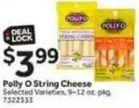 Stop&Shop Polly DEAL LOCK string cheese offer