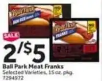 Stop&Shop Ball park meat franks offer
