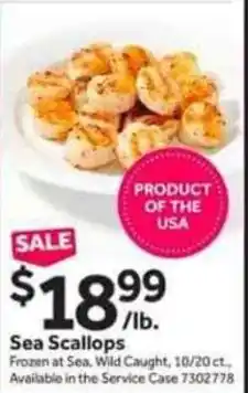 Stop&Shop Sea scallops offer