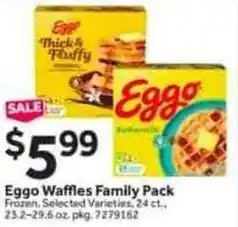 Stop&Shop Eggo waffles family pack offer