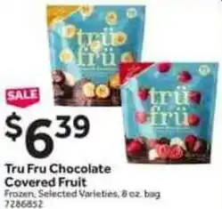 Stop&Shop Tru fru chocolate covered fruit offer
