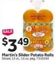Stop&Shop Martin's slider potato rolls offer