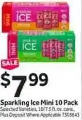 Stop&Shop Sparkling ice mini offer