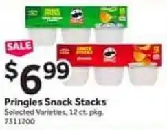 Stop&Shop Pringles snack stacks offer