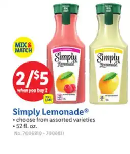 Lidl Simply Lemonade offer