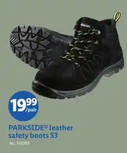 Lidl PARKSIDE leather safety boots S3 offer