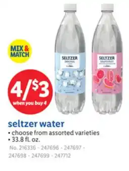Lidl seltzer water offer