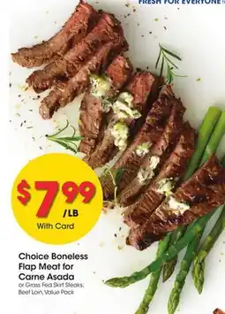 Ralphs Choice Boneless Flap Meat for Carne Asada offer