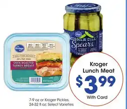 Ralphs Kroger Lunch Meat offer